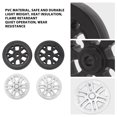 thumbnail image 3 of Roues de Bagages Roues de Valise Roulettes de Bagages Roue de Valise Roue de Remplacement 4 Ensembles Roues de Réparation de Valise avec Couvercles Roulettes de Roue en PVC Bagage de Remplacement, 3 of 8