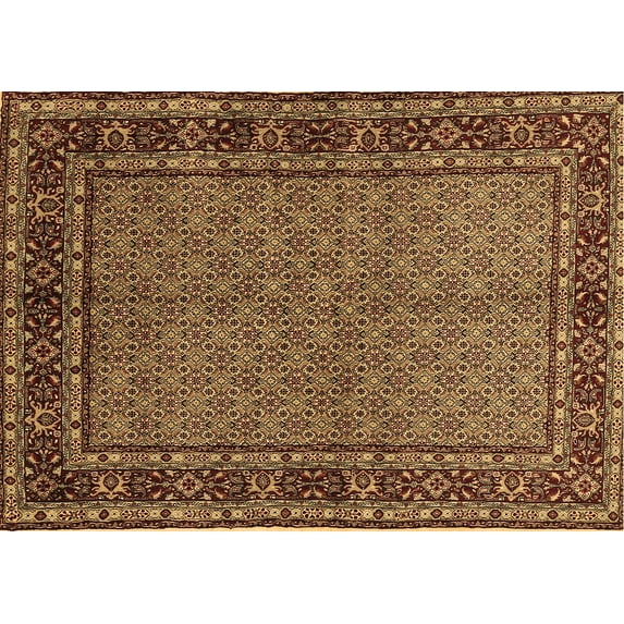 Ahgly Company Indoor Rectangle Persian Brown Traditional Area Rugs, 3' x 5'