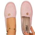 thumbnail image 6 of UDAUDU Women's Orthopedic Leather Loafers Slip On Flats 2026 Casual Comfortable Walking Shoes with Barefoot Feel Anti-Slip Rubber Sole, PU Upper Pink 9 Wide, 6 of 6