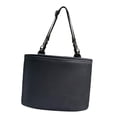 thumbnail image 2 of Bolsa de almacenamiento para el asiento trasero del coche, caja de almacenamiento de cuero PU resistente al agua Negro, 2 of 5
