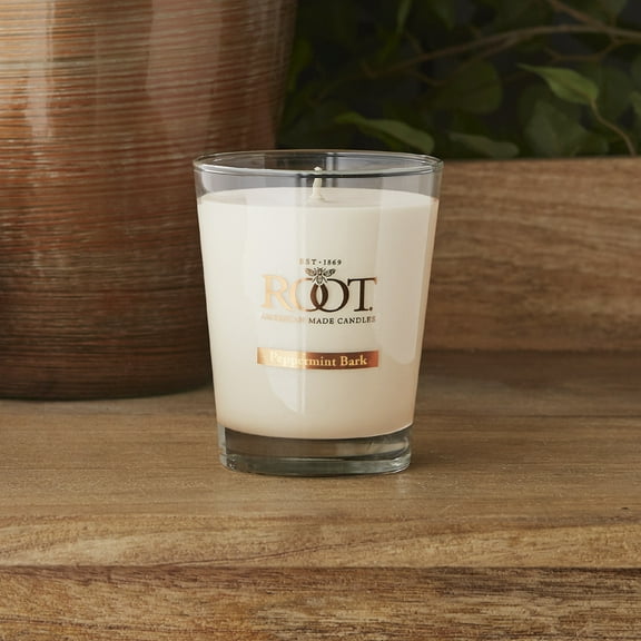 ROOT Candles Peppermint Bark 10.5 oz Large Veriglass Jar