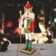 thumbnail image 1 of Figuras de Cascanueces de Navidad Figuras de de Cascanueces de madera de 30 cm de alto para vacaciones de Acción de Gracias Navidad Halloween rojo verde BLESIY figura soldado cascanueces, 1 of 8