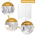 thumbnail image 4 of OULII Back to School 6Set Acrylic Stationery Organizer Transparent Storage for Classroom Supplies, 4 of 8