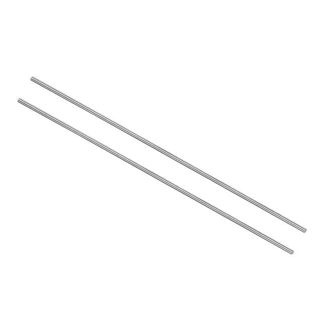 Unique Bargains Round Metal Rods 2mm x 200mm High Speed Steel (HSS) Lathe Bar Stock Tool 2 Pieces