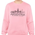 thumbnail image 2 of Skyline Argentina Sweatshirt Unisex 3X-Large Pink, 2 of 5