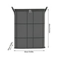 thumbnail image 3 of Extra Large Blanket Storage Bags with Reinforced Handles and Breathable Fabric, Foldable Clothes Storage Containers for King Comforters, Bedding Sets, Sheets, and Seasonal Clothing Organization, 3 of 4
