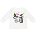 thumbnail image 3 of Inktastic Mississippi Girl Magnolia Flowers and Leaves Girls Long Sleeve Toddler T-Shirt, 3 of 5