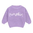 thumbnail image 5 of KPOPLK Baby Toddler Kids Girl Sweaters Long Sleeve Letter Embroidery Knit Pullover Toddler Tops 6 9 12 18 24 Months 2T 3T 4T,Size 12-18 Months, 5 of 6