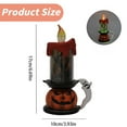 thumbnail image 3 of HUASHENG " Glow Halloween LED Electronic Candle With Skeleton And Pumpkin Design Flickering Flameless Decor For Creative Bar Or Home Haunting", 3 of 9