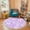 Color 2, variant on Washable Non Slip 3ft Round Rug, Pastel Purple Butterflies Stars Swirling Abstract Design Circle Area Rugs with Tassels Carpet for Nursery Bedroom Living Room Playroom Tent Rug