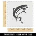 thumbnail image 2 of Jumping Rainbow Trout Fish DIY Cookie Wall Craft Stencil - 4.5 Inch, 2 of 5