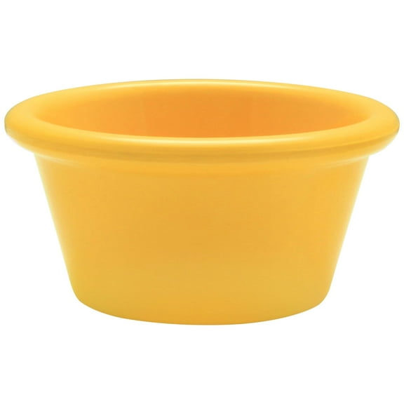 Excellante Melamine Ramekin Collection 2-1/2 oz., 2-7/8" Smooth Ramekin, Yellow, Comes in Dozen