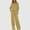 Yellow, variant on Heisall Women's Two Piece Lounge Set Long Sleeve Top and Wide Leg Pants Solid Color Casual Spring Summer Outfits