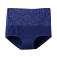 thumbnail image 5 of Ierhent Panties Women's Illumination Hi Cut Panties, Silky Stretch & Satin Trim (Blue,XL), 5 of 5