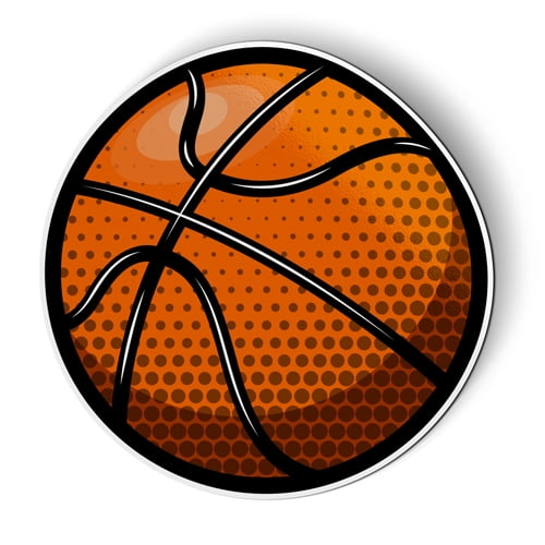 Basketball Ball - 5" Magnet for Car Locker Refrigerator