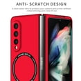 thumbnail image 5 of Allytech Magntic Case for Samsung Galaxy Z Fold 3, Compatible with Magsafe Wireless Charging Support Drop Proof Anti-Scratch Shockproof Slim Case Cover for Samsung Galaxy Z Fold 3 - Red, 5 of 9