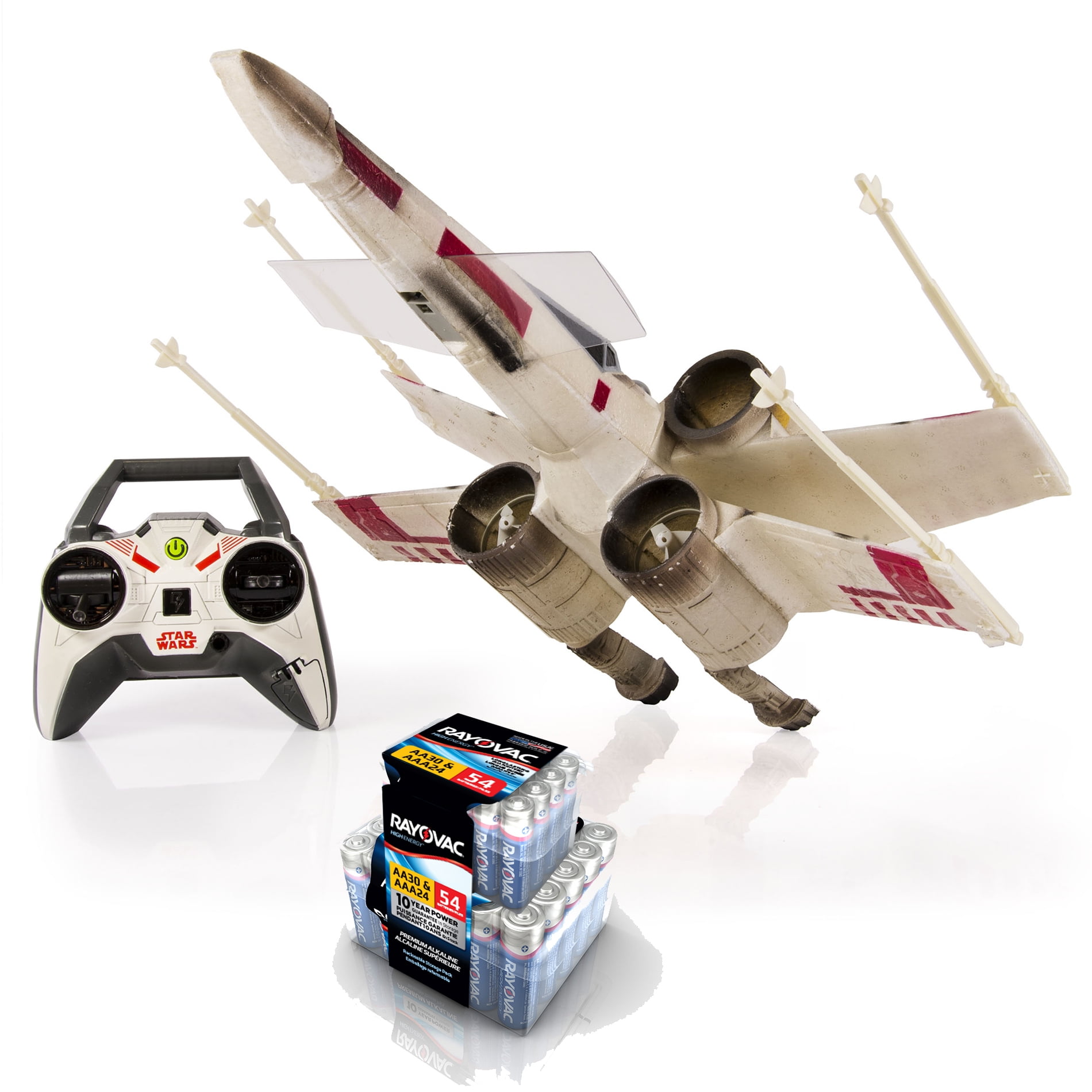 Air Hogs Star Wars Remote Control XWing Starfighter & Rayovac Battery