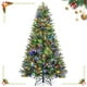 thumbnail image 5 of Costway Árbol de Navidad tipo lápiz preiluminado de 180 cm con 180 luces LED y 390 puntas de ramas para fiesta, 5 of 5