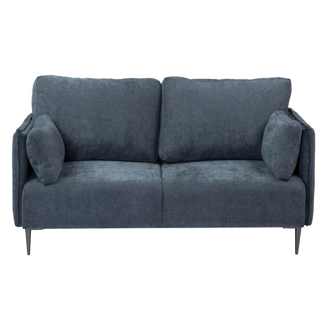 Sofá Love Seat Dicasa Klint 2 Plazas Azul para Sala