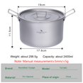thumbnail image 3 of Set de utensilios de cocina Boundless Voyage Titanium Pote 2.4L, 3 of 9