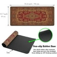 thumbnail image 4 of Gaming Mouse Pad Retro Boho, Large Mousepad Office Desk Mat, Work Desk Mat Non-Slip Rubber Base Waterproof with Stitched Edges, 35.4 X 15.7 inch for Work/Game/Office/Home Vintage Bohemian, 4 of 6