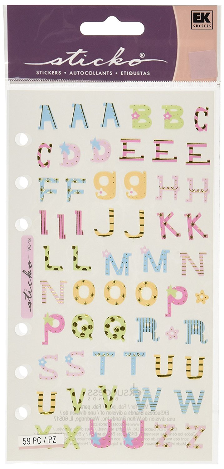 Cathy B Vellum Stickers Adorable Abc Upper Illustrator Cathy B Has Been Busy As A Bee Creating Bright And Enchanting Vellum Stickers For You By Sticko Walmart Com Walmart Com