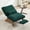 Green, variant on Homefun Modern Adjustable Lounge Chair with Footrest,Wooden Base Upholstered Recliner for Reading Rest Circle Fleece