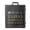 Black_Middle_B, variant on Miniature Carrying Case, Miniature Storage Case with 5 Trays, Aluminum Alloy Frame, Display and Transport Action Figure Display Case for Collectibles Miniatures, Best Gifts for Men