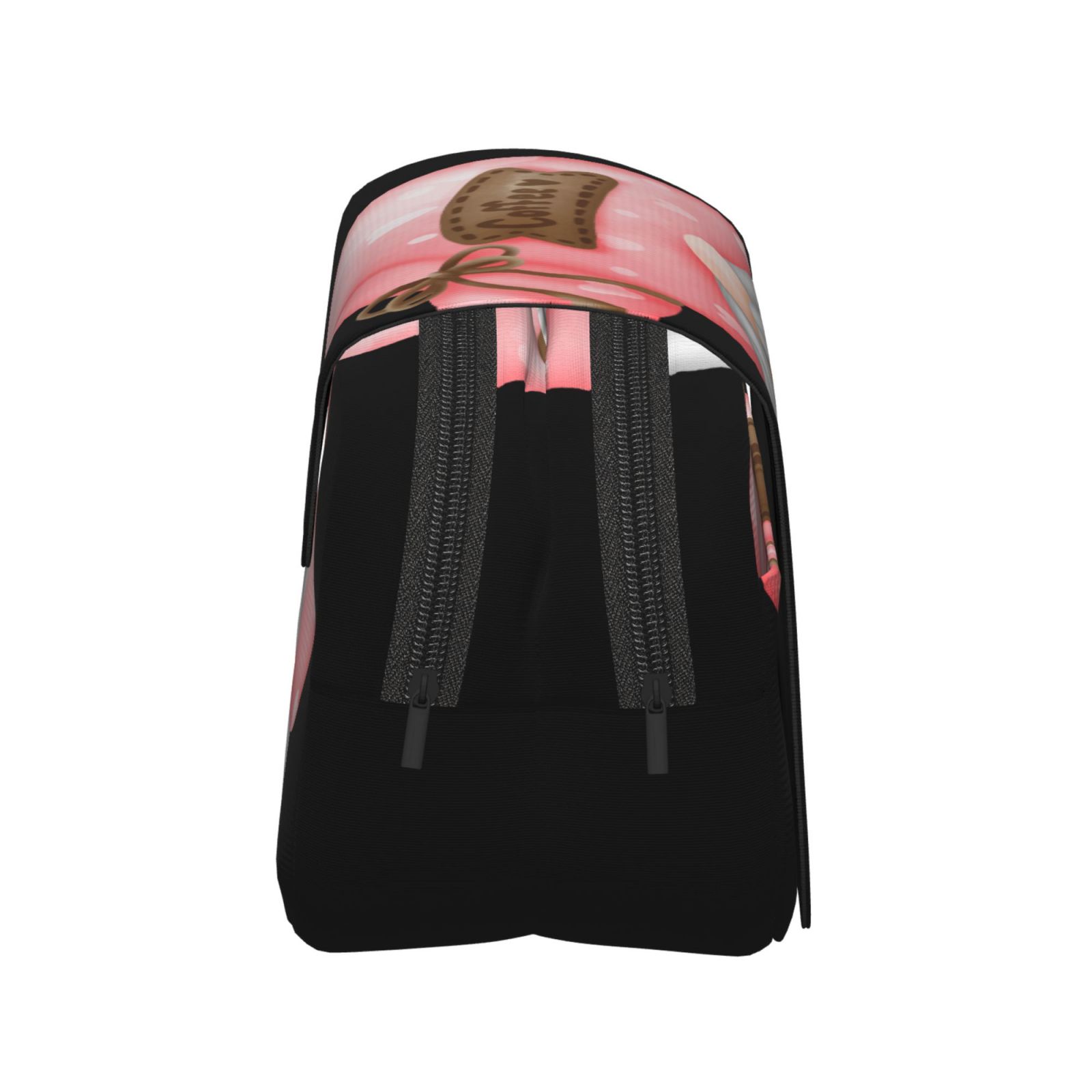 Rateoe Coffee Gnome (1) Pattern Double Clamshell Pen Case, Storage Organizer with Two Zipper Compartments– Holds Up to 50 Pencils & Pens