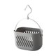 thumbnail image 4 of Organizador de ducha colgante, soporte para champú y jabón con ganchos, cesta de almacenamiento, Gris, 4 of 9