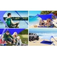 thumbnail image 7 of CUUPO 7×7 FT Beach Tent Sun Shade Shelter UPF50+ UV Protection, Outdoor Canopy Tent Sun Shade with 2 Poles for Beach, Camping, Fishing, Backyard and Picnics Royal Blue, 7 of 7