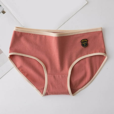 

Qazqa Women Fashion Solid Color Breathable Soft Stretch Underwear Panties Watermelon Red XXL