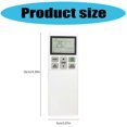 thumbnail image 3 of Professional Air Conditioner Remote 15M Effective Ranges Intuitive Operation Panel for SRK20ZS-S SRK25ZS-S SRK35ZS-S, 3 of 4