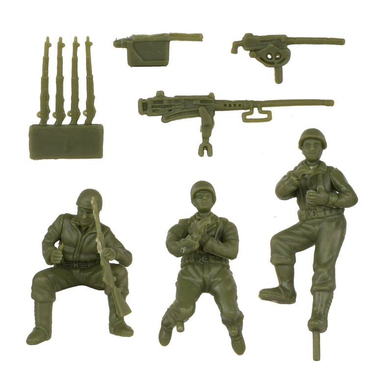 BMC CTS WW2 US M3 Halftrack - OD Green Plastic Army Men Armored