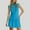 Light Blue, variant on ZZwxWA Womens Mock Neck Dress Bodycon Mini Dresses Sleeveless Sexy Club Dresses Ruched Drop Waist Tank Dress 2025 Cocktail Party