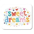 thumbnail image 1 of JSDART Sleepover Sweet Dreams Kids Pajama Cartoon Note World Mousepad Mouse Pad Mouse Mat 9x10 inch, 1 of 1