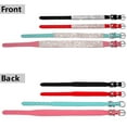 thumbnail image 5 of Skksst Pet Bling Rhinestone Collar Cat Dog PU Leather Necklace With Walking Leash, 5 of 5