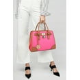 thumbnail image 3 of Dasein Women Handbags Top Handle Satchel Purse Shoulder Bag Briefcase Hobo Bag Set 2Pcs, 3 of 7