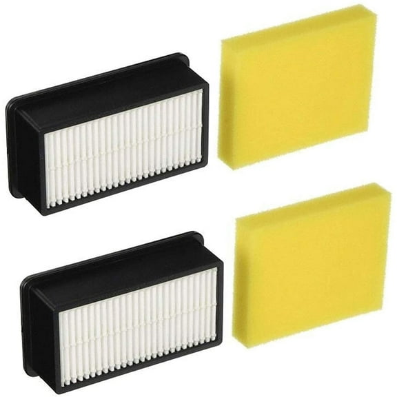 2 2 Pack Style 1008 Filter for Bissell CleanView Upright Vacuums 9595A, 1819, 1822, 1825, 1831, 1330, 1332. 2 Pre-Motor Foam Filter and 2 Post-Motor Filter