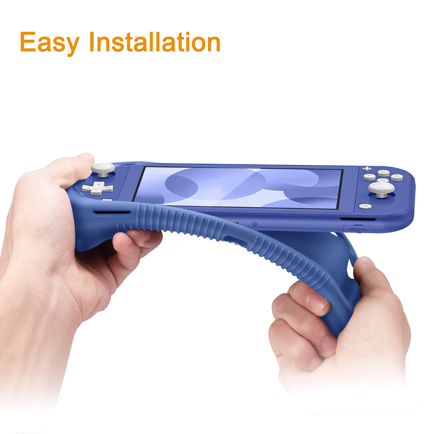 Fintie Silicone Case for Nintendo Switch Lite, Navy Blue photo 8
