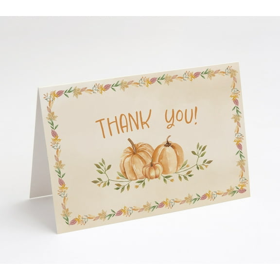 Market On Mainstreet Pumpkin Patch Thank You Cards, 25 Cards and 25 Envelopes, Made In The U.S.A.