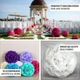 thumbnail image 4 of Efavormart 2 Pack | 7" WHITE Flower Ball Silk Rose Pomander Kissing Ball, 4 of 10
