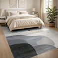 thumbnail image 3 of ODIKA 8'x10' Ultra-Soft Area Rug, Under Contemporary Abstract Brushstroke Scattered Dot Full Plush None Washable, Bare feet friendly, Silk-Touch for Bedroom, Under Sectional, 3 of 7