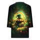 thumbnail image 2 of TaTaai Women's Spring Holiday T-Shirt V-Neck 3/4 Sleeve Loose Fit St. Patrick's Day Printed Top Irish Theme Casual Modern Blouse Gift, 2 of 5
