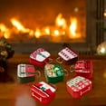 thumbnail image 6 of Set of 5 Christmas Candy Tins with Handle Handheld Party Favor Storage Boxes, 6 of 21