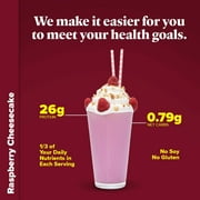 Keto Chow Raspberry Cheesecake Ultra Low-Carb Meal Shake, Single Meal