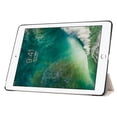 thumbnail image 3 of Funda de cuero con tapa horizontal y textura Custer para iPad 9.7 (2018) y iPad 9.7 (2017), con tres pliegues y función de suspensión/activación (negra), 3 of 5