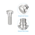 thumbnail image 4 of Knurled Thumb Screws, M6x16mm Flat Brass Bolts Grip Knobs, Nickel Plated 2Pack, 4 of 5