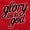 Red, variant on Glory Be To God Glowing Christian Hoodie Sweatshirt Women Brisco Brands S