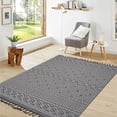 thumbnail image 2 of Geometric Rug 6X9 with Grey/White / Pet-Friendly, Suitable for Various Rooms, 2 of 3